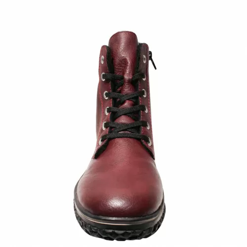 Ботильоны -зима RIEKER Бордовый, 42, 41 фото каталог