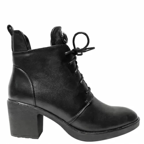 Ботильоны SIZAAMPERO Черный, 33, 34, 35 фото каталог