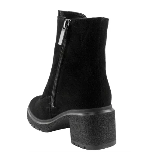 Ботильоны-зима SIZAAMPERO Черный, 33, 34, 35 фото каталог