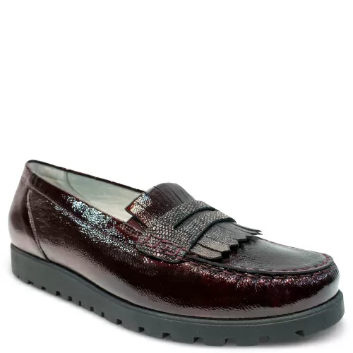 Мокасины WALDLAUFER Бордовый, 8, 8/5, 9 фото каталог