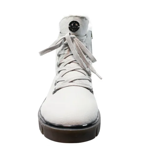 Ботильоны -зима RIEKER Бежевый, 42 фото каталог