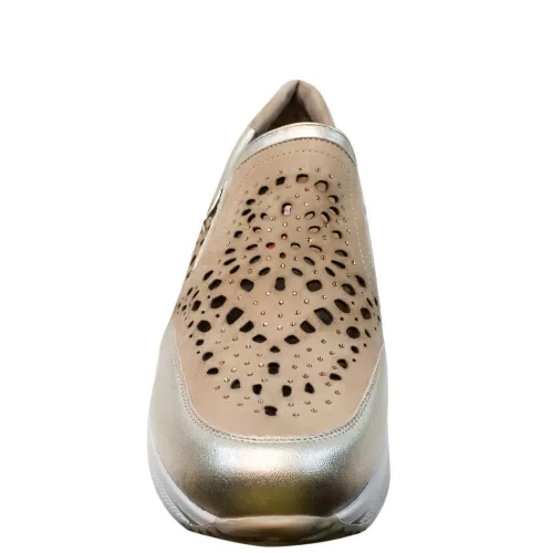 Кроссовки PieSanto Золотой, 42, 43 фото каталог