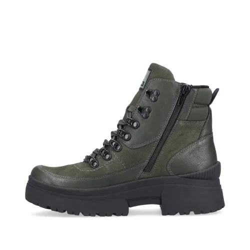 Ботинки-зима RIEKER Зеленый, 42, 43 фото каталог