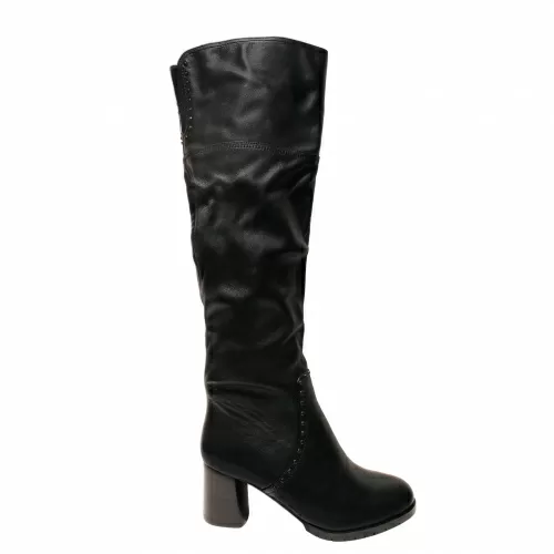 Ботфорты евро/зима ELINA Черный, 41, 42, 43, 44 фото каталог