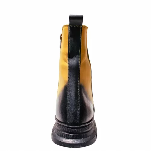 Ботильоны SIZAAMPERO Желтый, 42 фото каталог