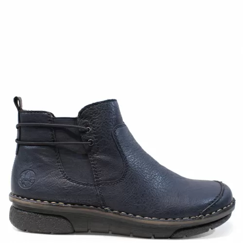 Ботильоны -зима RIEKER Синий, 42, 41 фото каталог