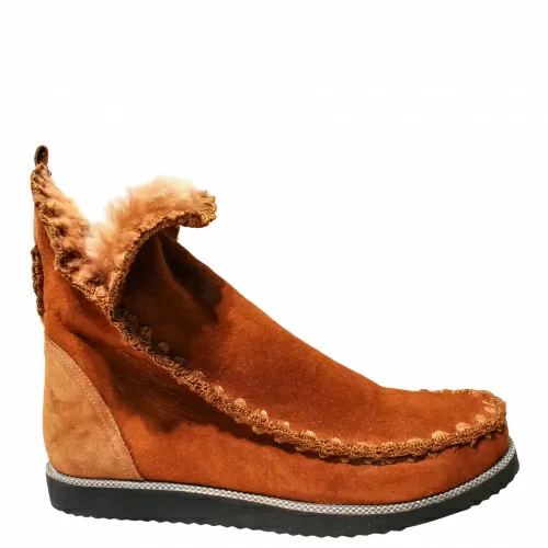 Ботильоны-зима SIZAAMPERO Рыжий, 42, 43 фото каталог