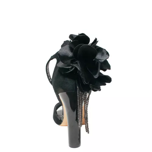 Босоножки SIZAAMPERO Черный, 33, 34, 35 фото каталог