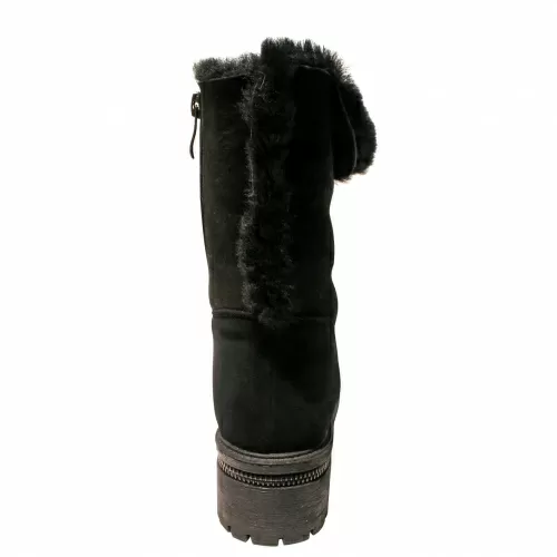 Ботильоны-зима SIZAAMPERO Черный, 33, 34, 35 фото каталог