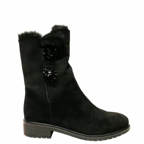 Ботильоны-зима SIZAAMPERO Черный, 42, 43 фото каталог