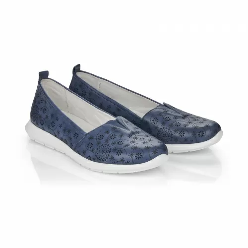 Балетки REMONTE Синий, 42, 43, 44, 45 фото каталог