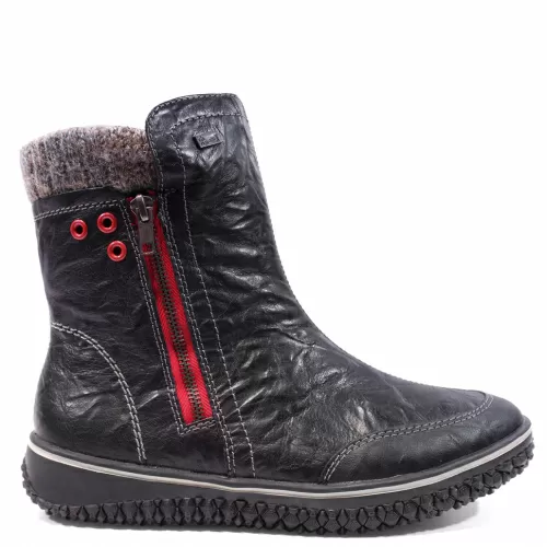 Ботильоны -зима RIEKER Черный, 41, 42 фото каталог