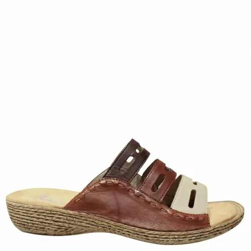 Сабо RIEKER Коричневый, 41, 42, 43 фото каталог