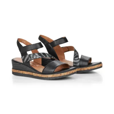 Босоножки  REMONTE DORNDORF Черный, 41, 42, 43, 44, 45 фото каталог