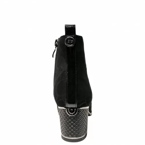 Ботильоны SIZAAMPERO Черный, 33, 34, 35 фото каталог