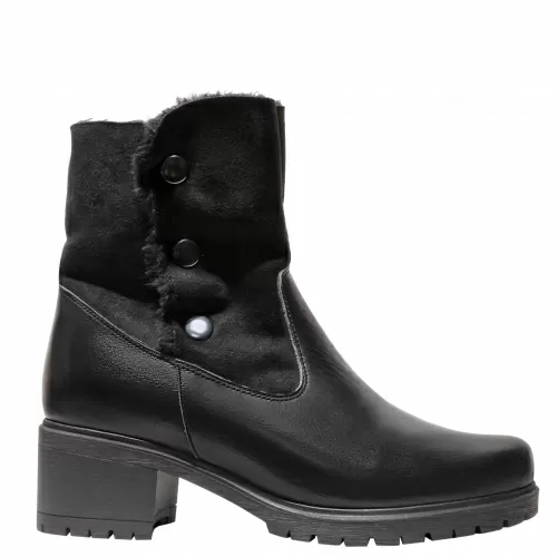 Ботильоны-зима LAURA POTTI Черный, 41, 42, 43, 44 фото каталог