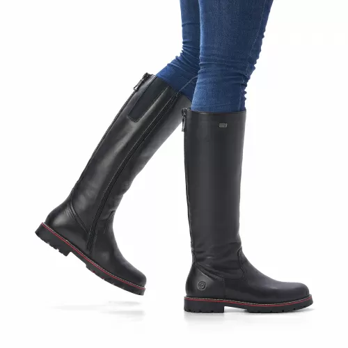 Сапоги-зима ( REMONTE DORNDORF) Черный, 42 фото каталог