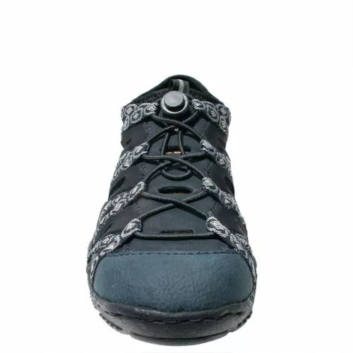 Кроссовки-лето RIEKER Черный, 41, 42, 43 фото каталог