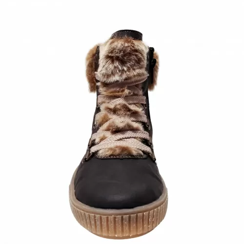 Ботильоны-зима RIEKER Черный, 33, 34, 35 фото каталог