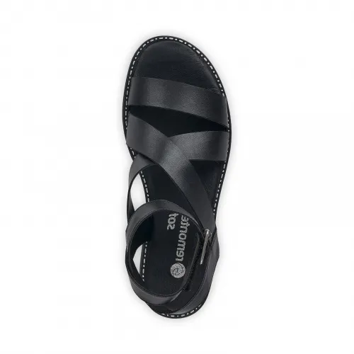 Босоножки  REMONTE DORNDORF Черный, 41, 42, 43, 44, 45 фото каталог