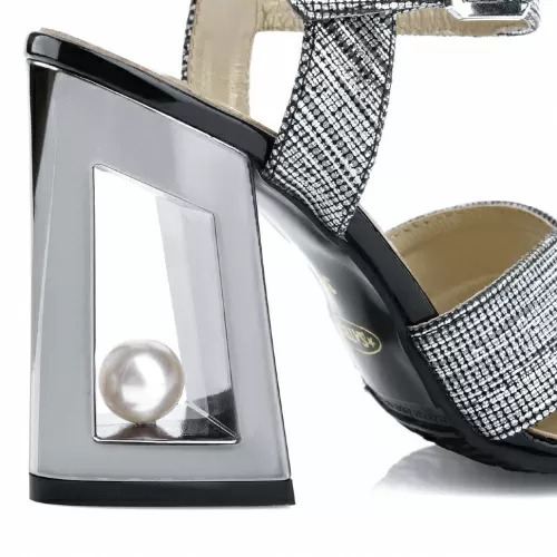 Босоножки Сатег Серебряный, 33, 34, 35 фото каталог