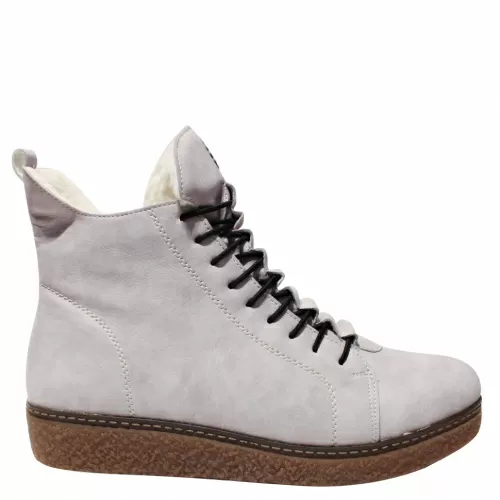 Ботильоны -зима RIEKER Серый, 42 фото каталог