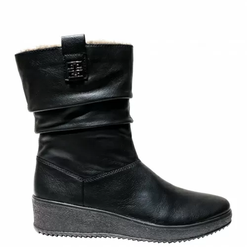 Ботильоны-зима RIEKER Черный, 41, 42 фото каталог