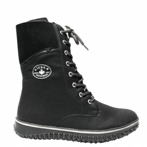 Ботильоны -зима RIEKER Черный, 42, 41 фото каталог