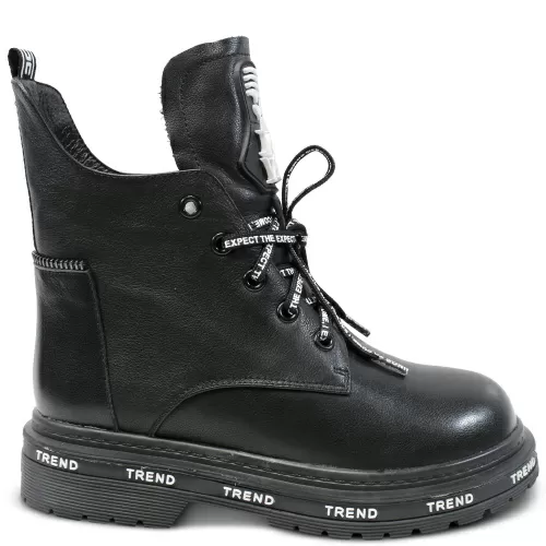 Ботильоны SIZAAMPERO Черный, 33, 34, 35 фото каталог