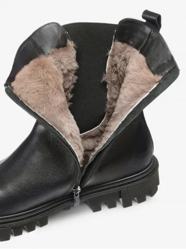 Ботильоны -зима LAURA POTTI Черный, 42, 44 фото каталог