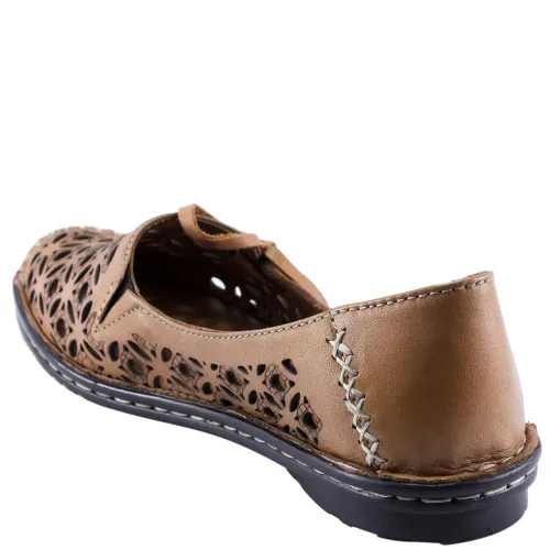 Балетки DAKKEM Коричневый, 34, 35 фото каталог