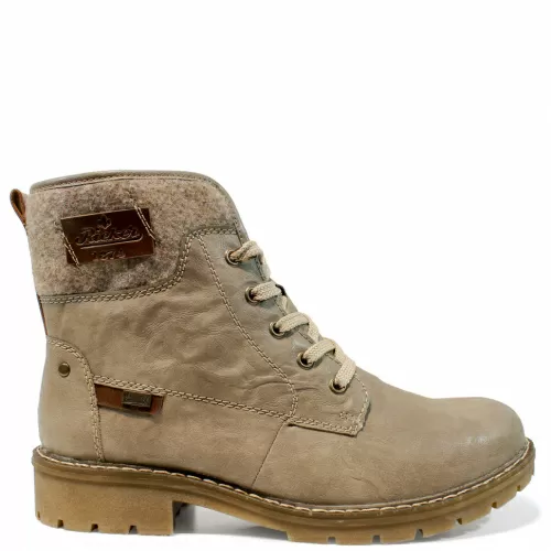 Ботильоны -зима RIEKER Бежевый, 42, 41 фото каталог