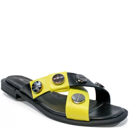 Сабо SIZAAMPERO Желтый, 41, 42 фото каталог