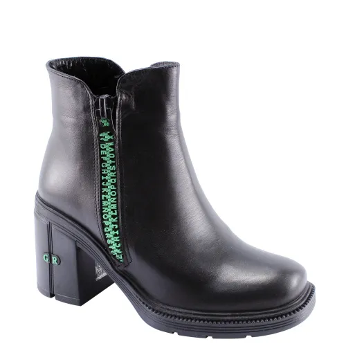 Ботинки  G.U.E.R.O Черный, 34, 35 фото каталог