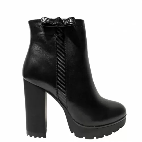 Ботильоны-зима SIZAAMPERO Черный, 33, 34, 35 фото каталог