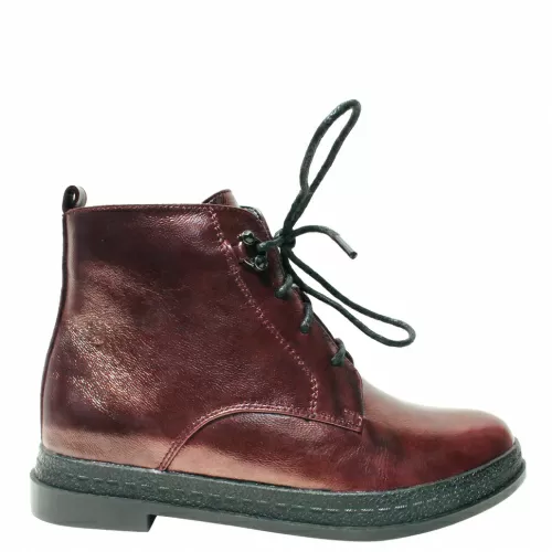 Ботильоны SIZAAMPERO Бордовый, 33, 34, 35 фото каталог