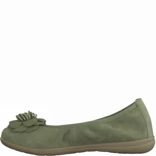 Балетки JANA Зеленый, 42, 43, 44, 45 фото каталог