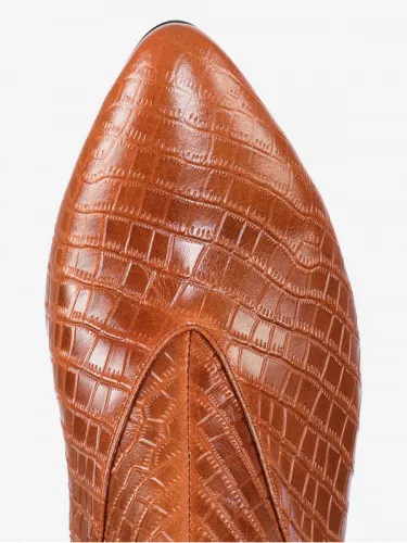 Ботильоны LAURA POTTI Рыжий, 42, 43, 44 фото каталог