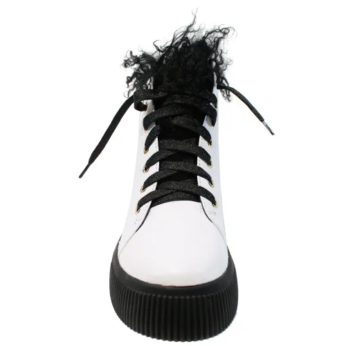 Ботильоны-зима SIZAAMPERO Белый, 35, 34, 33 фото каталог