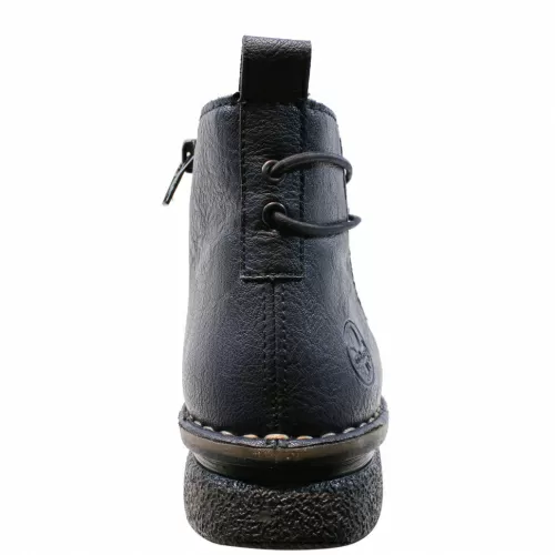 Ботильоны -зима RIEKER Синий, 42, 41 фото каталог