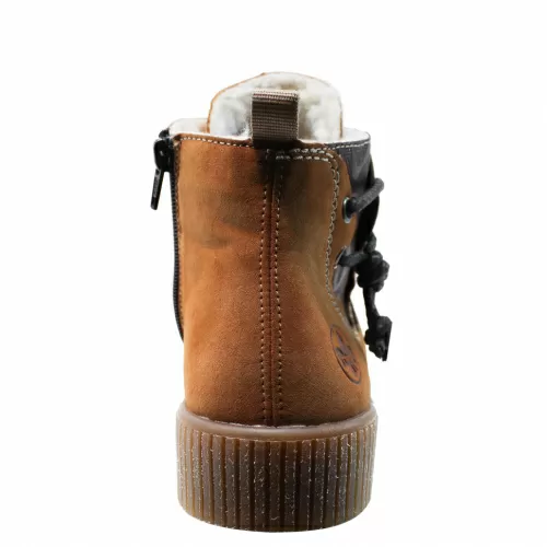 Ботильоны -зима RIEKER Рыжий, 41, 42, 43 фото каталог