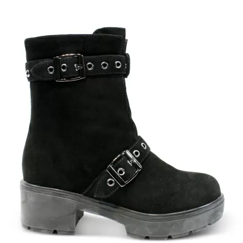 Ботильоны-зима SIZAAMPERO Черный, 34, 33 фото каталог