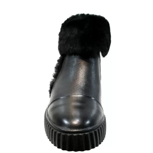 Ботильоны-зима SIZAAMPERO Черный, 34, 33 фото каталог