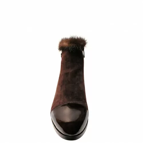 Ботильоны ELINA Коричневый, 41, 42, 43, 44 фото каталог