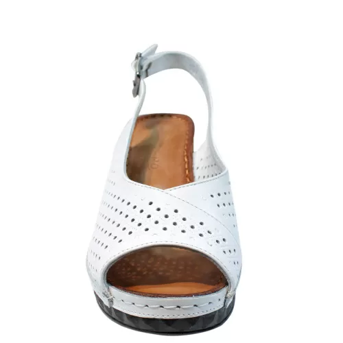 Босоножки SIZAAMPERO Белый, 34, 35 фото каталог