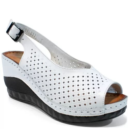 Босоножки SIZAAMPERO Белый, 34, 35 фото каталог