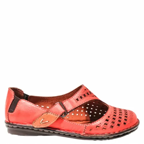 Туфли-лето SIZAAMPERO Красный, 33, 34, 35 фото каталог