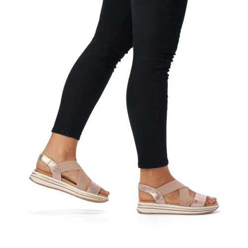 Босоножки  REMONTE  Розовый, 42, 43, 44, 45 фото каталог