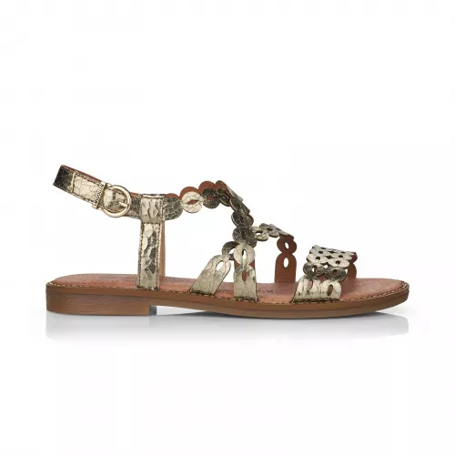 Босоножки  REMONTE DORNDORF Золотой, 42, 43, 44, 45 фото каталог