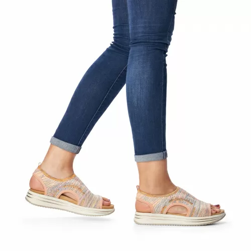 Босоножки  REMONTE  Мультиколор, 42, 43, 44, 45 фото каталог